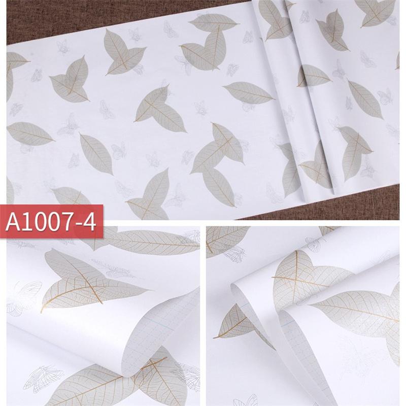 Retro Cegła i Kwiatowy Samoprzylepna Wodoodporna Tapeta Peel & Stick Dekoracja Ścienna Biurko i Meble DIY Zdejmowane Naklejki