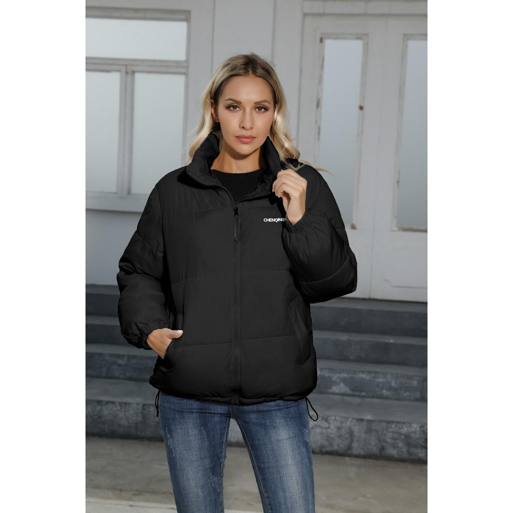 2026 Autumn Winter Plus Size Thermal Cotton Coat, Thick Warm Padded Jacket with Soft Lining, Casual Winter Outerwear for Cold Weather