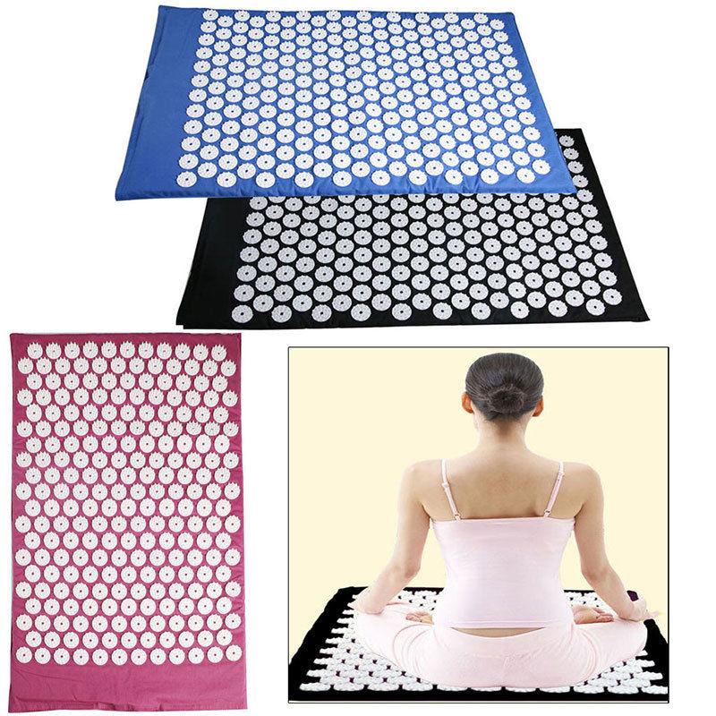 Luxurious Cotton Fabric Sponge Acupressure Mat And Pillow Set For Pain Relief And Relaxation