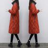 Autumn and Winter Women's Casual Loose Thick Mid-length Down Jacket