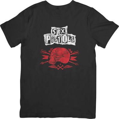 The Sex Pistols Muziek Geschikt voor Mannen & Vrouwen Kwaliteit Katoenen T-shirt Zwart
