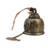 Vintage Buddha Statue Bell Blessing Feng Shui Wind Chime for Good Luck Crafts Home Car Hanging Decor