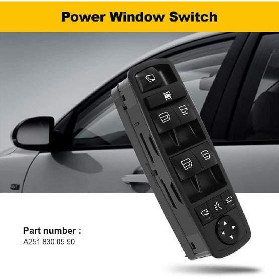 OCPTY Power Window Switch Driver Side Power Window Master Control Switch Fits for Mercedes-Benz 2007-2009 GL320 for GL350 for GL450 2007-2012 for