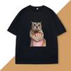 Unisex Clothing Tole Cat Cute Tshirts Summer Casual Fashion Funny Meme Short Sleeve Tops Comfortable Oversize ONeck Tshirts