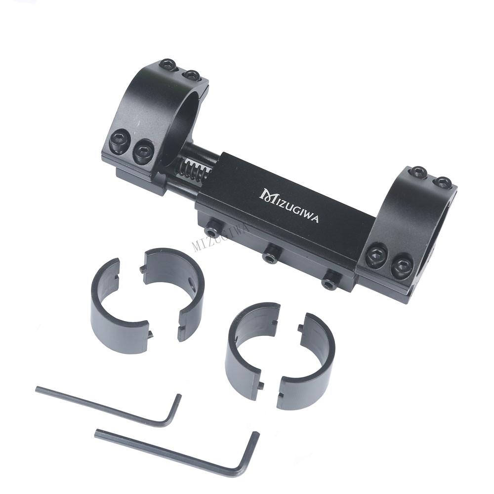 MIZUGIWA 1 inch/30mm Rings 11mm Dovetail High Profile Scope Mount,w/Stop Pin, Zero Recoil Base Compensation