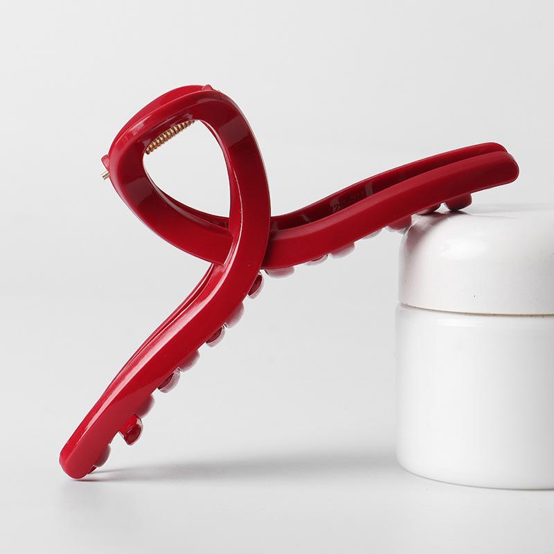 Soft Silicone Shark Clip: Anti-Collision Hair Accessory with Durable, Anti-Slip Grip