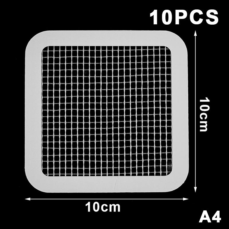 Disposable Shower Drain Hair Catcher Mesh Stickers 10/30Pcs Self Adhesive Easy To Use for Home Bathroom Travel Hotel