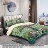 3pcs Easter Happy Cross Green Printed Core free Down Duvet Cover Set Comfortable Bedroom Bedding Decoration Machine Washable