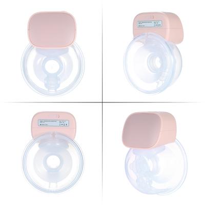 Wearable Electric Breast Pump Silent Invisible Hands Free Breast Pump 2 Modes 5 Levels Adjustable with 27mm Flange for Home Travel