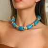1 Acrylic Tube Exaggerated and Atmospheric Necklace Suitable for Women's Daily Wear