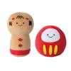 Kiyohara Favorite Plush Toy Kit Standard Plush Toy Kit with and Instructions Includes Lucky Charm Set and Kokeshi (KIYOHARA) - Pre-cut Fabric/Felt -