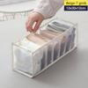 7/11 Grids Folding Underwear Storage Box Closet Drawer Divider Cabinet Organizers For Socks Panties Organizer Dormitory Save Space