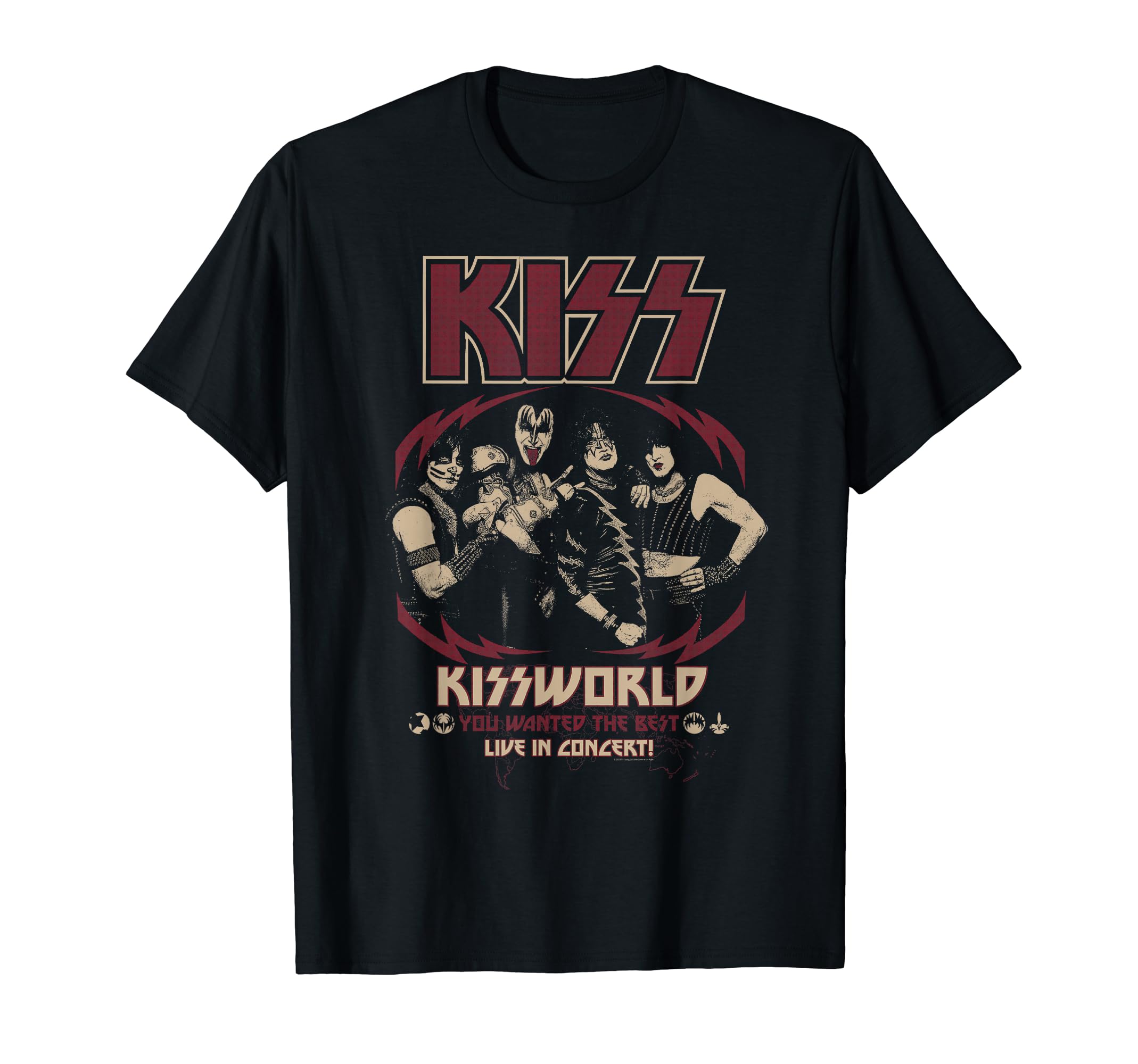Kiss - Футболка Kiss World Tour