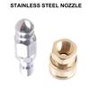 Pressure Washer Quick Connector 1/4inch Pressure Washer Fittings Stainless Steel Sewer Jetting Nozzle Adapter Set
