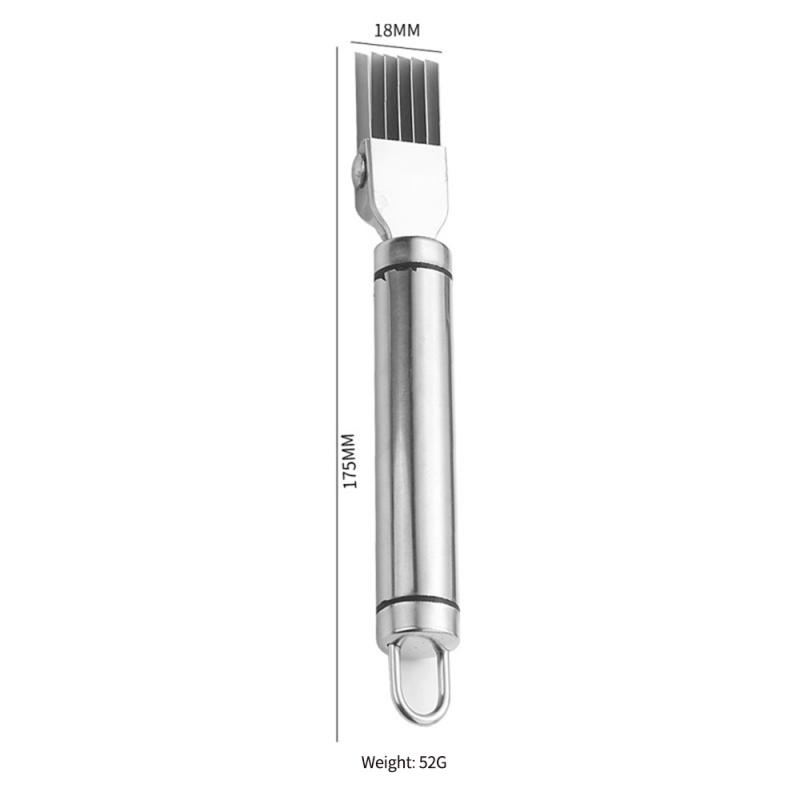 Onion Garlic Tomato Chili Shredder Grater Stainless Steel Chopped Green Onion Knife Onion Knife Kitchen Tool Multifunctional