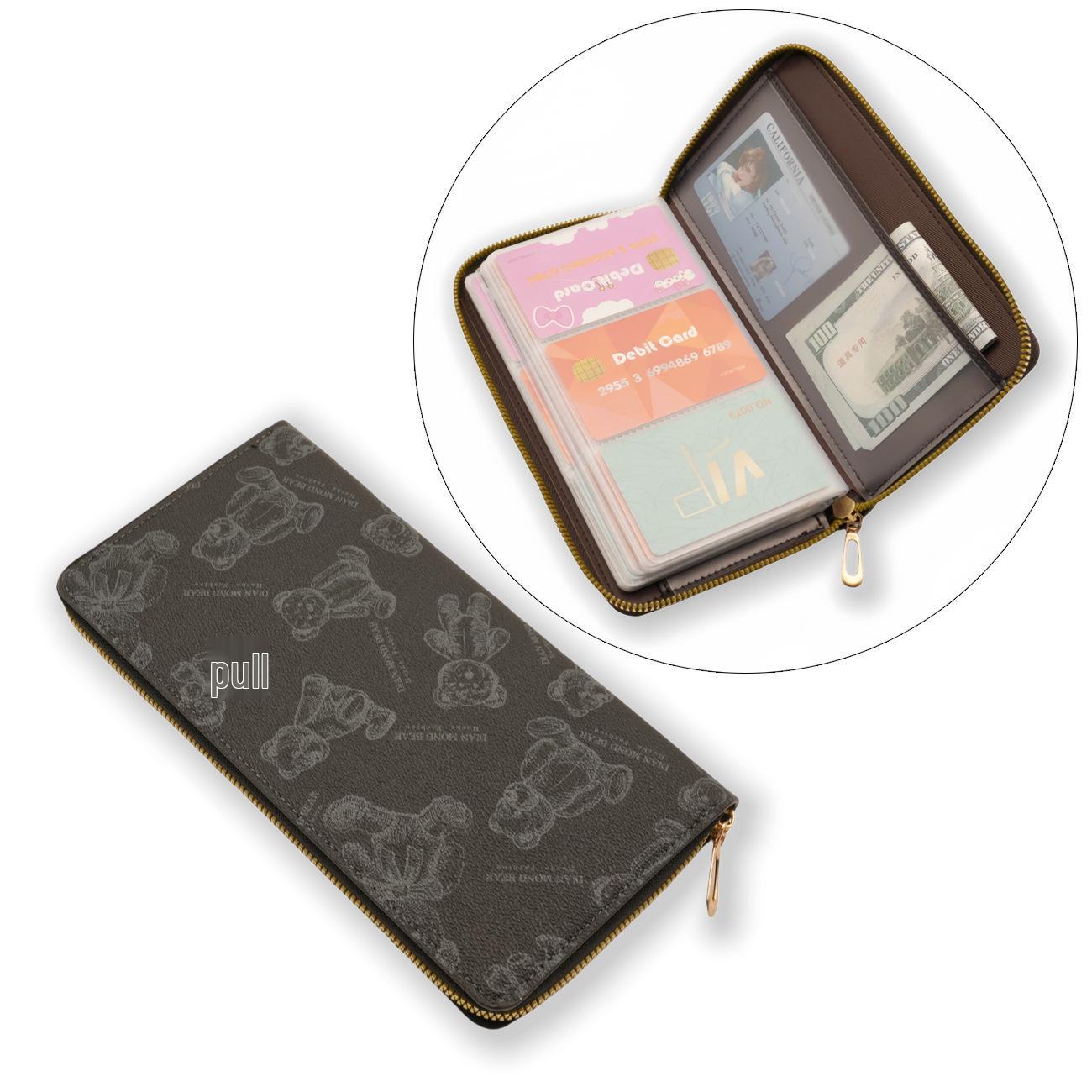 

Multi-Card Slot Deposit & Passbook Holder with Special Receipt Storage