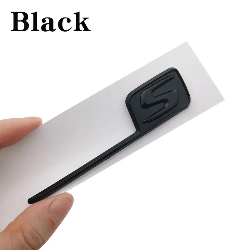 New ABS S Badge Car Rear Emblem Sticker for Mercedes Benz w117 cla45 w205 c63 w212 e63 w207 w176 a45 x156 gla45 AMG Styling