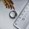Серебряное кольцо с натуральным изумрудом 0.8ct, вес изделия 2,41 гр (2206286)