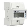 Digitaler Energiezähler Einphasig Elektrisch LCD Kwh Wattmeter Stromverbrauchstester 4P RS485 Din R
