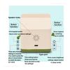 Multi-functional LED Milk Carton Alarm Clock, LED Digital Display Time/date, for Bedroom Cute Desktop Clock Home Decoration