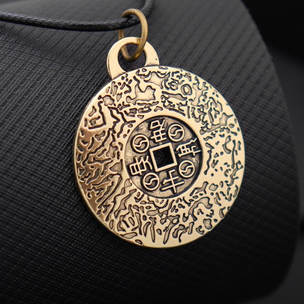 Viking Style Mens Amulet Necklace Pendant Retro Norse Jewelry Accessory