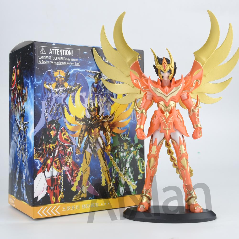 Aixlan 5PCS SET Saint Seiya Figure God Tenma God Hyoga 19CM  Saint PVC Action Figure Amine Toy Birthday Gift Ollectible Figurine
