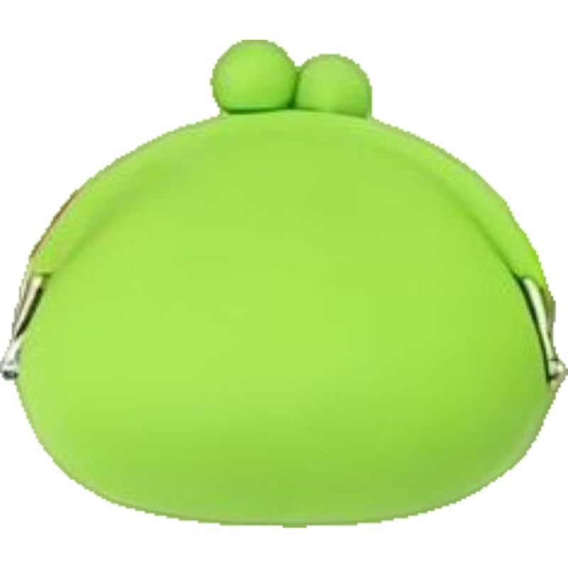 

[Plus Nao] plusnao coin case coin purse pouch wallet ladies mini wallet mini wallet accessory case Made of silicone waterproof compact Shin - green