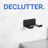 Wall Mount Hair Dryer Holder Carbon Steel Blow Dryer Rack Hair Dryer Rack  Washroom