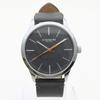 Used COACH Watches Baxter CA.118.2112.1640 Signature Stainless Steel/leather Silver Dark gray