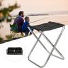 7075 Aviation Aluminum Alloy 600D Oxford Polyester Gun Color Outdoor Foldable Chair Portable