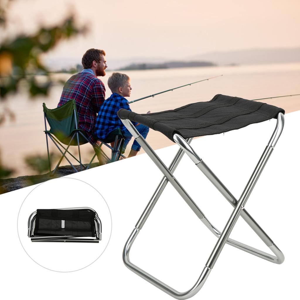 7075 Aviation Aluminum Alloy 600D Oxford Polyester Gun Color Outdoor Foldable Chair Portable