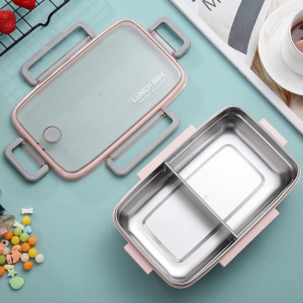 

Multilayer Stainless Steel Insulation Lunch Bento Box Food Container розовый