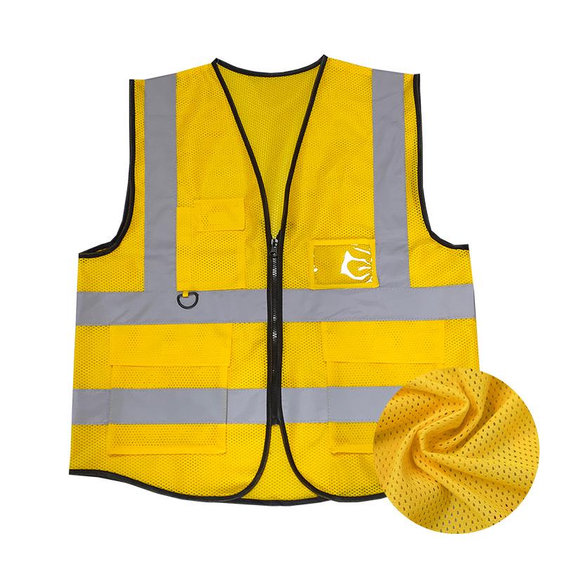 High-Visibility Reflective Safety Vest for Traffic and Construction Workers