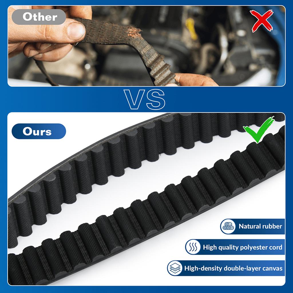 Scootor Mortorbike Long Lasting Rear Drive Belt Sturdy Replacement Suitable for XL1200 40024-91 12040062 1991-2003 139T