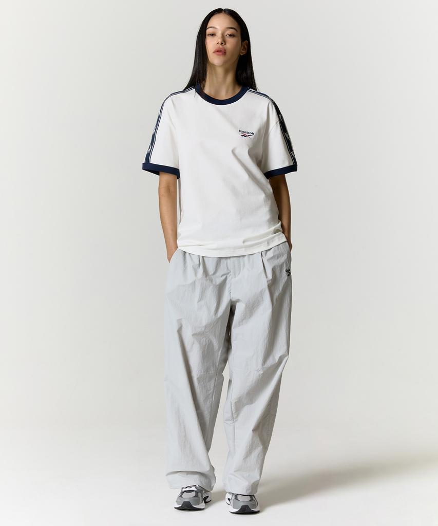 REEBOK Wide Parachute Pants - Light Grey
