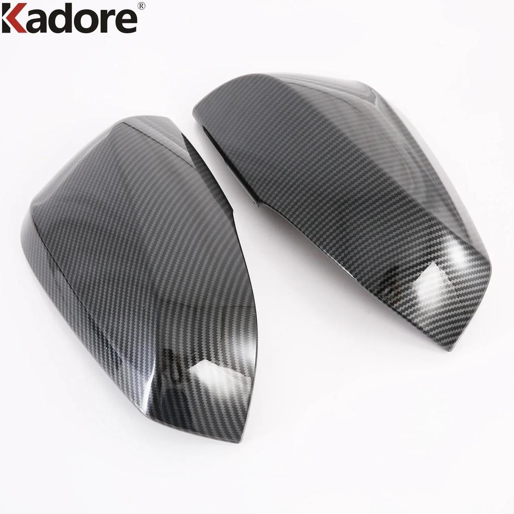 For Toyota Corolla Cross - 2024 2025 Carbon Fiber Car Rearview Mirror Cover Trim Side Wing Mirrors Cap Accessories