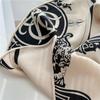 Luxury Mulberry Silk Wool Scarf Triangle Scarf Office Women's Hairband Folding Scarf Women's Shawl Scarf