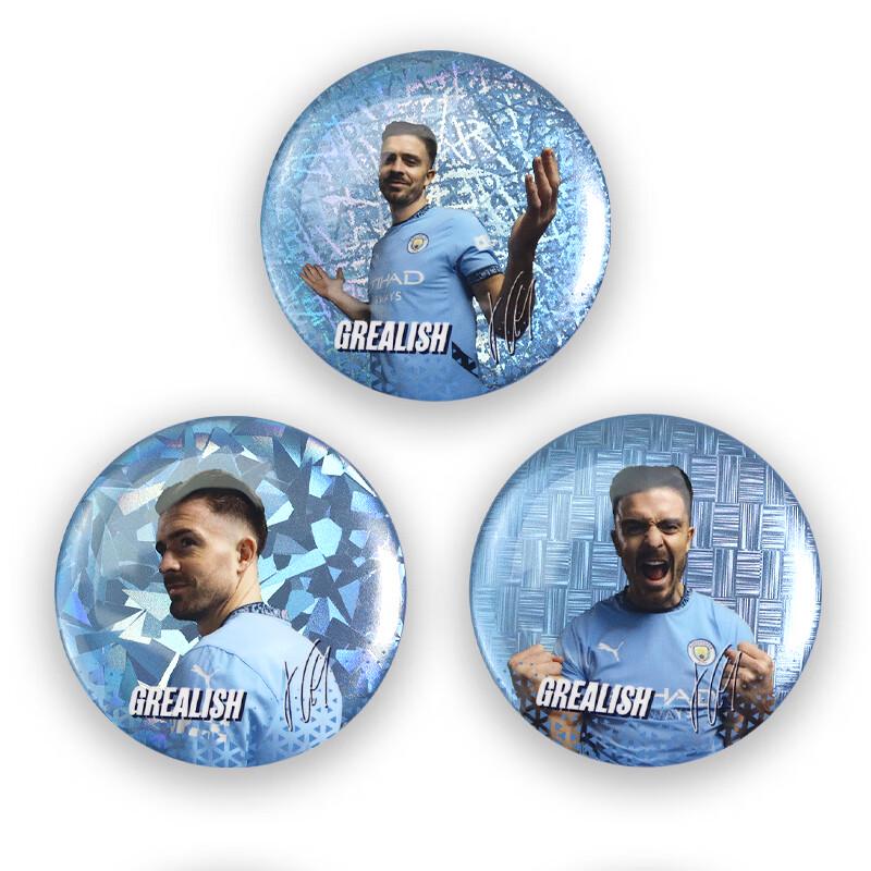 Manchester City FC Grealish #10 Commemorative Badge