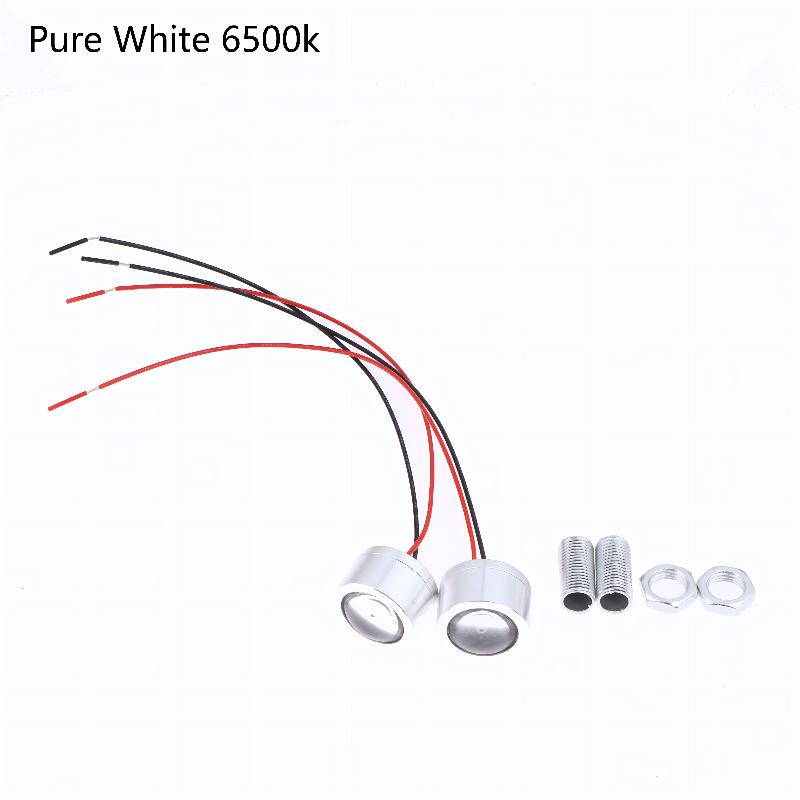 2 Stück 12V LED-Birne Lampe Mini Einbau-Downlight 3000/6500K Warmweiß/Reines Weiß Für Schrank Auto Wohnmobil Schrank Aufputz-Strahler