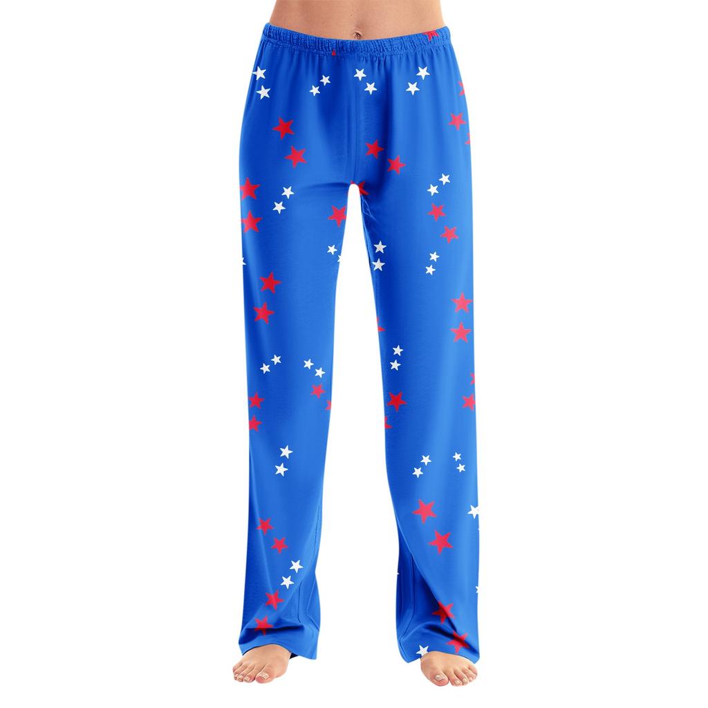 Anime-Pyjamahose, Nachtwäsche, lässige Hose mit Kordelzug und elastischer Taille, bequeme, gerade, lockere Yoga-Hose