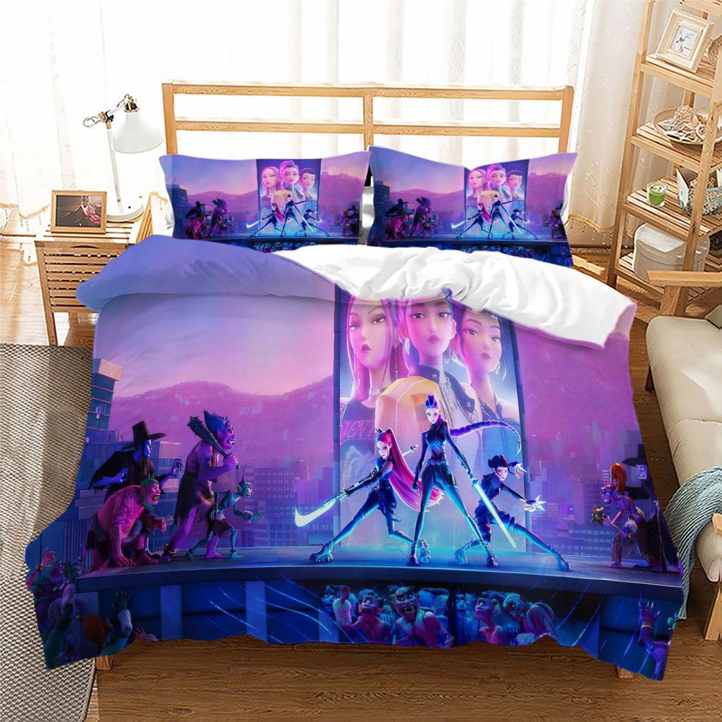 Witch Hunters 3D Digital Printing Three-Piece Set, Bedding