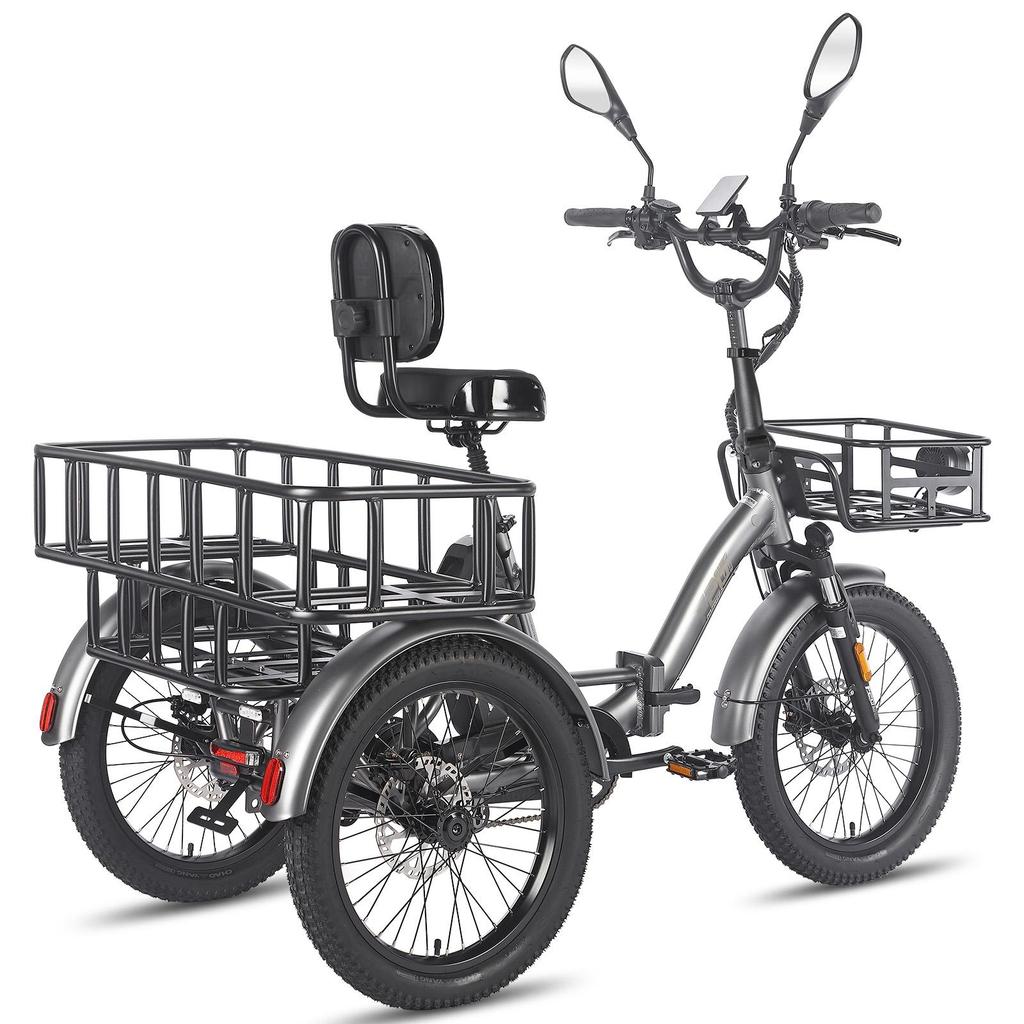 Electric Freight Bike Fafrees F20 Mate 750W Peak Motor 20" Fat Tire 48V 23.45AH Hydraulic Disc Brakes Max Load 180Kg LCD Display