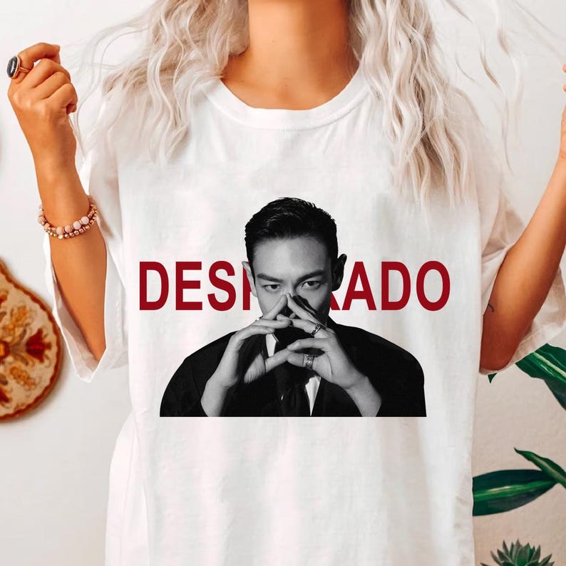 

Летняя мода 2026 Модная футболка Kpop Топ Рубашка Desperado, Топ Spot - Другое измерение Худи со свитшотом из нового альбома, Подарок-мерч для фаната Kpop 4XL