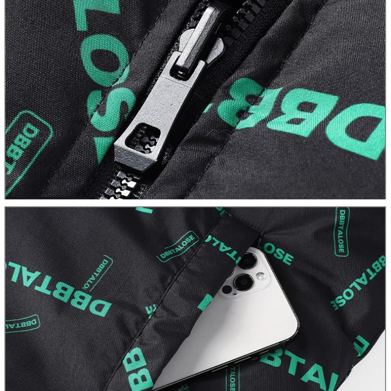 Vadderad jacka för män för män Kläder Höst Vinter Varm ärmlös väst Hip Hop Coat