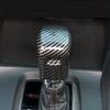 ABS Carbon Fiber Car Gear Shift Knob Cover Trim For Honda Civic Sedan 2016-