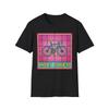 Stained Glass Bicycle T-Shirt, Cycling Lover Tee, Unisex Bike Shirt, Cyclist Top
