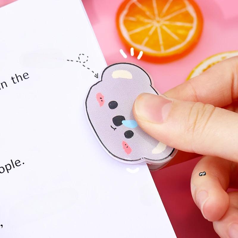 Office Stationery Cartoon Animal Rabbit Double-sided Pp Sticky Note Clip Snack Sealing Clip
