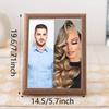 Personalized wooden photo frames, custom photo frame ornaments, simple holiday gifts indoors, commemorate precious memories