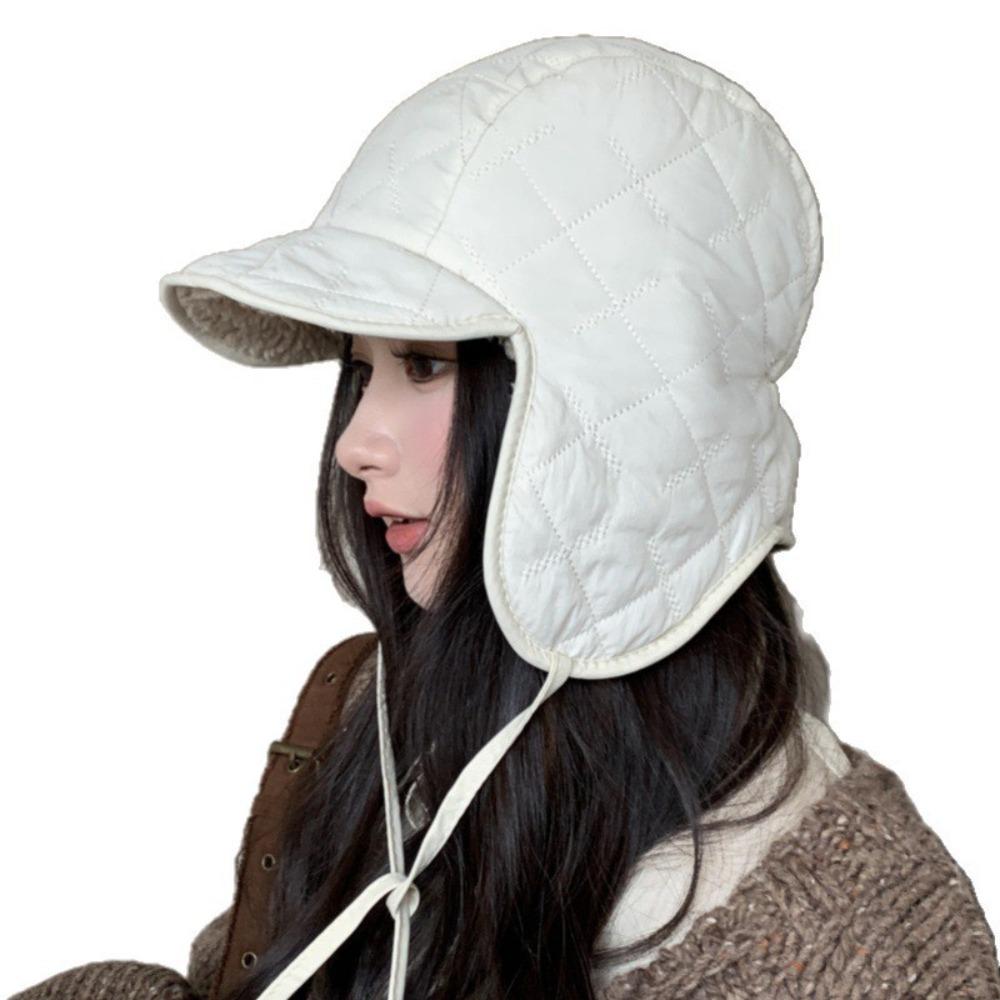 Mit Ohrenklappen Lei Feng Mütze Verdickte Lammwolle Damen Plüschmütze Outdoor Radfahren Kopfbedeckung