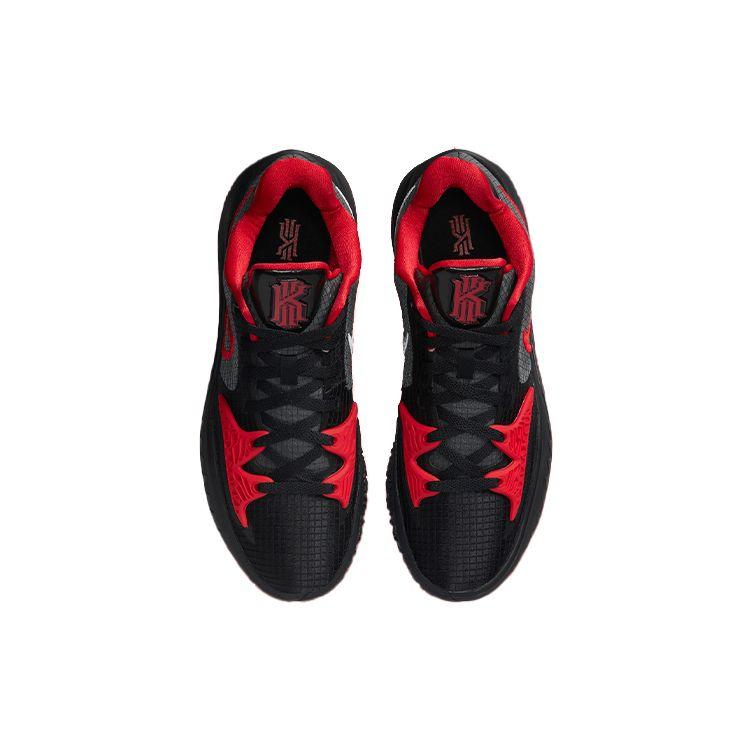 Nike Kyrie Low 4 Bred Men Sneakers Black White University-Red CW3985-006